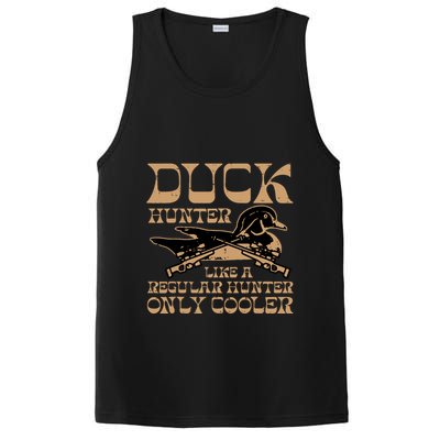 Duck Hunter Cooler Funny Waterfowl Hunting PosiCharge Competitor Tank