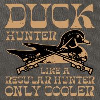 Duck Hunter Cooler Funny Waterfowl Hunting Cotton Canvas Backpack