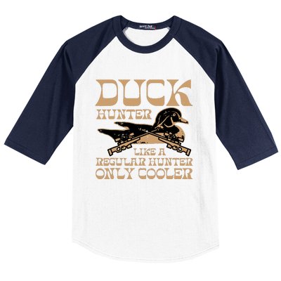 Duck Hunter Cooler Funny Waterfowl Hunting Baseball Sleeve Shirt