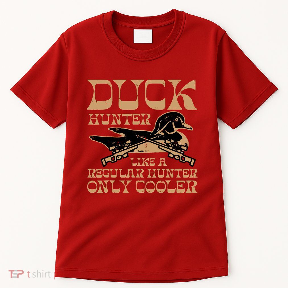 Duck Hunter Cooler Funny Waterfowl Hunting Tall T-Shirt