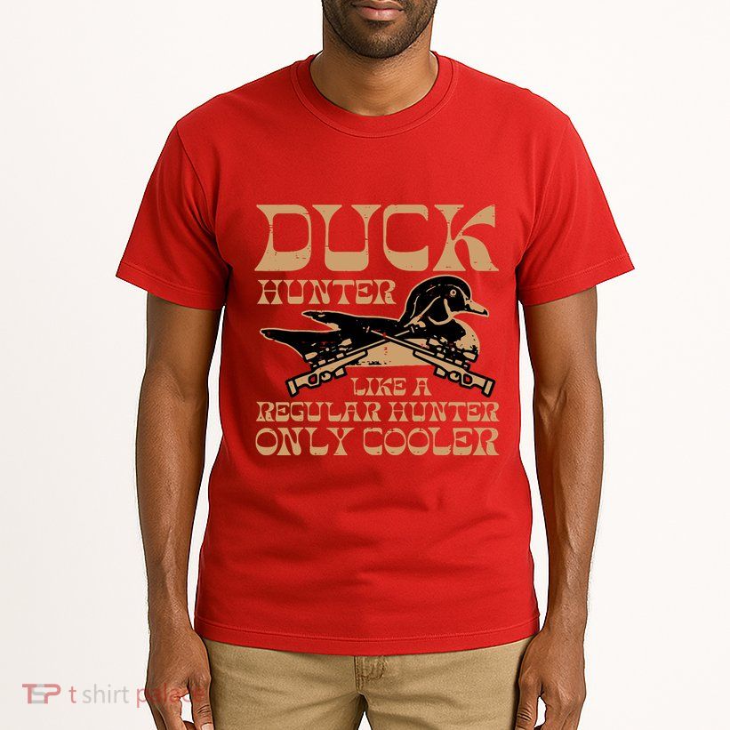 Duck Hunter Cooler Funny Waterfowl Hunting Tall T-Shirt