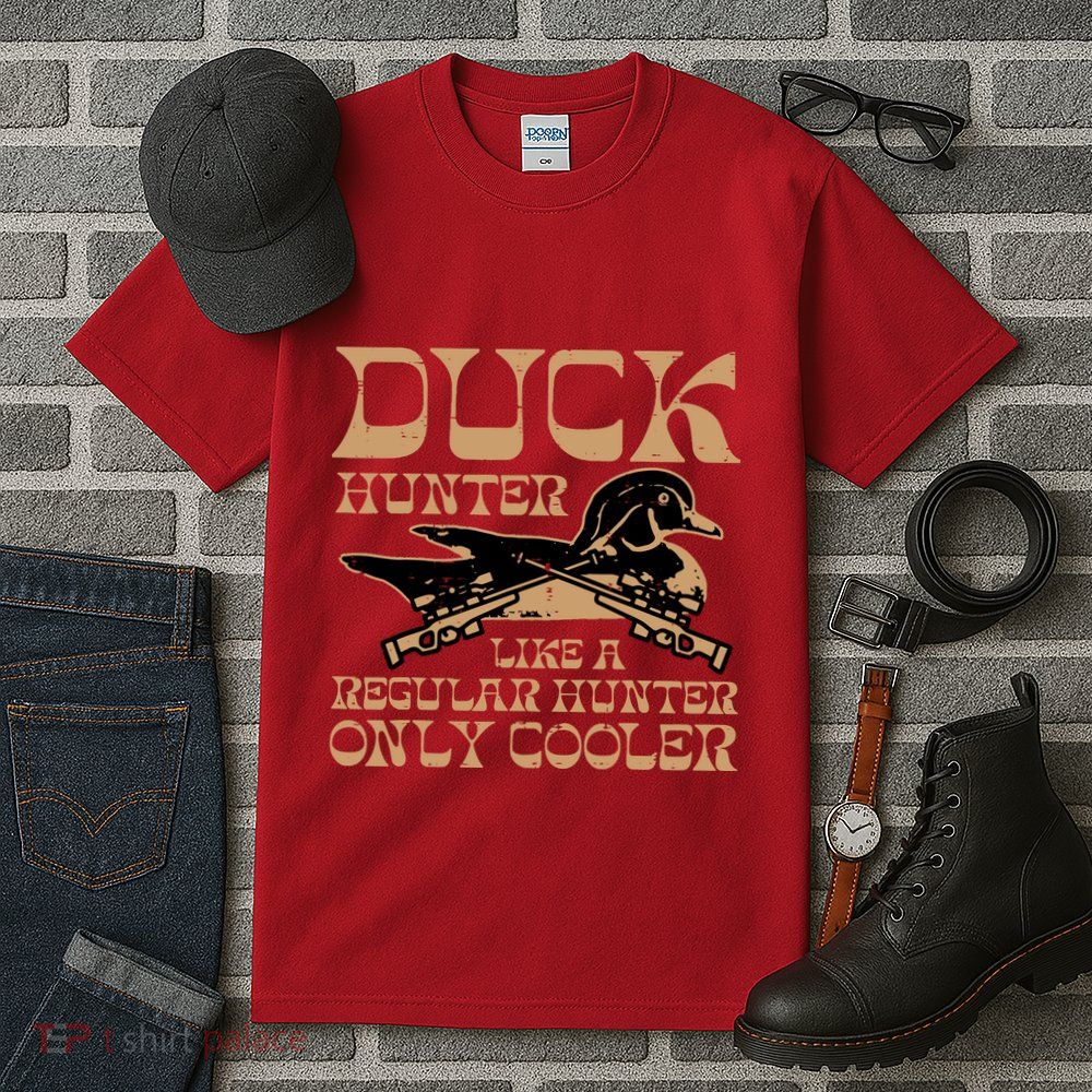 Duck Hunter Cooler Funny Waterfowl Hunting Tall T-Shirt