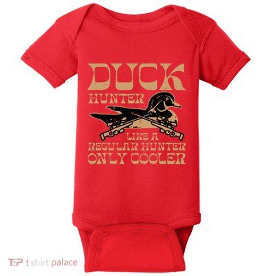 Duck Hunter Cooler Funny Waterfowl Hunting Baby Bodysuit
