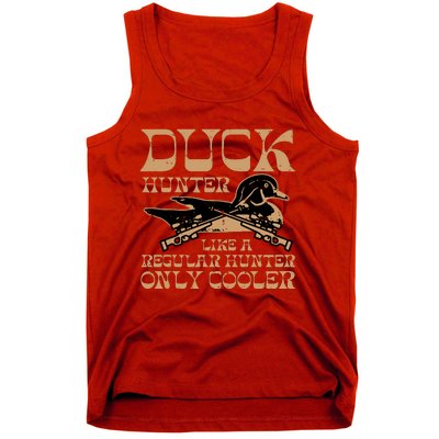 Duck Hunter Cooler Funny Waterfowl Hunting Tank Top