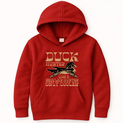 Duck Hunter Cooler Funny Waterfowl Hunting Kids Hoodie
