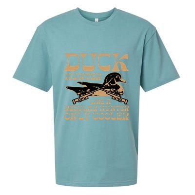Duck Hunter Cooler Funny Waterfowl Hunting Sueded Cloud Jersey T-Shirt