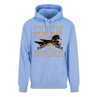 Duck Hunter Cooler Funny Waterfowl Hunting Unisex Surf Hoodie