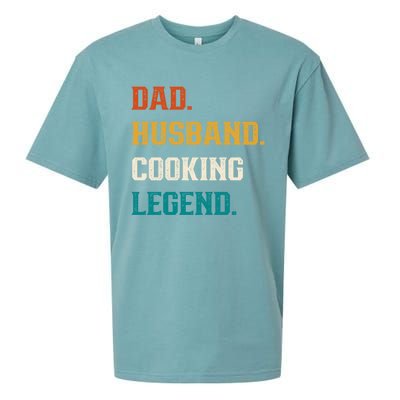 Dad Husband Cooking Legend Cooking Lover Cook Gift Sueded Cloud Jersey T-Shirt