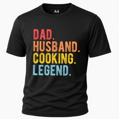 Dad Husband Cooking Legend Retro Chef Dad Gift Performance Shirt