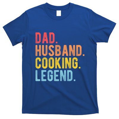 Dad Husband Cooking Legend Retro Chef Dad Gift T-Shirt