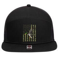 Duck Hunting Design Goose Hunt Duck Hunter 7 Panel Mesh Trucker Snapback Hat