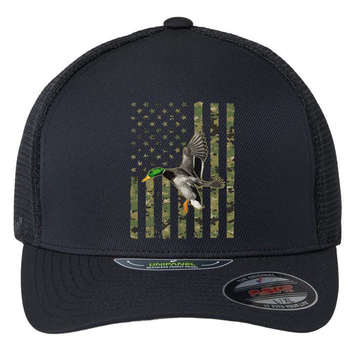 Duck Hunting Design Goose Hunt Duck Hunter Flexfit Unipanel Trucker Cap