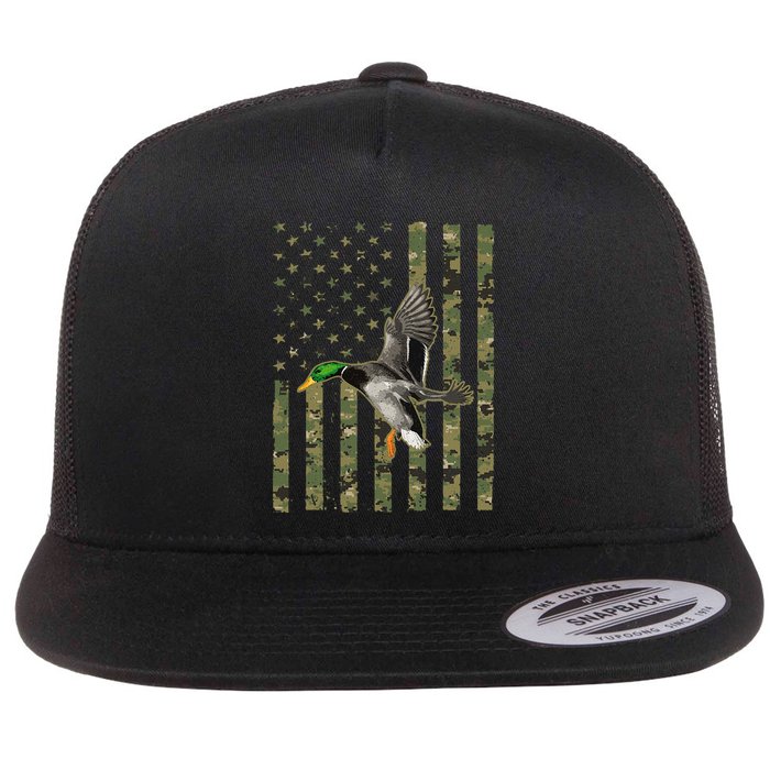 Duck Hunting Design Goose Hunt Duck Hunter Flat Bill Trucker Hat