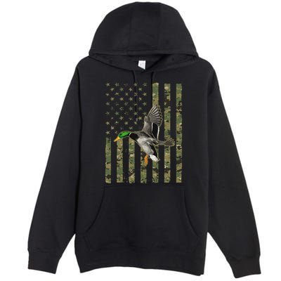 Duck Hunting Design Goose Hunt Duck Hunter Premium Pullover Hoodie