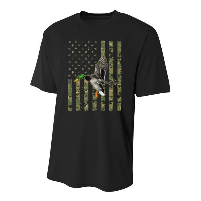 Duck Hunting Design Goose Hunt Duck Hunter Youth Performance Sprint T-Shirt