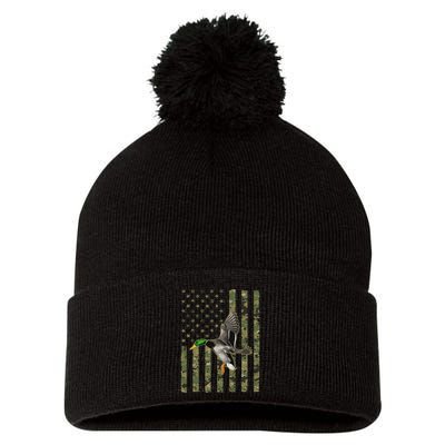 Duck Hunting Design Goose Hunt Duck Hunter Pom Pom 12in Knit Beanie