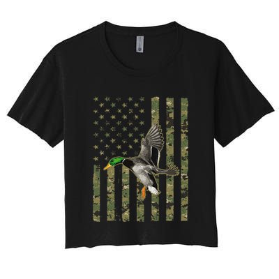 Duck Hunting Design Goose Hunt Duck Hunter Crop Top