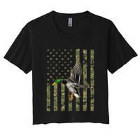Duck Hunting Design Goose Hunt Duck Hunter Crop Top