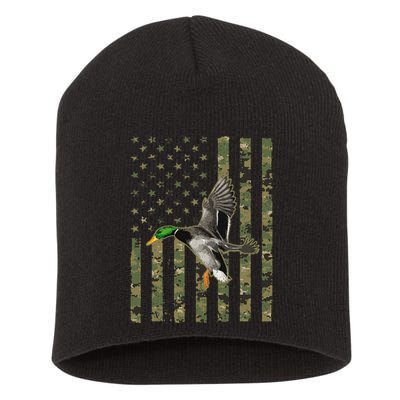 Duck Hunting Design Goose Hunt Duck Hunter Short Acrylic Beanie