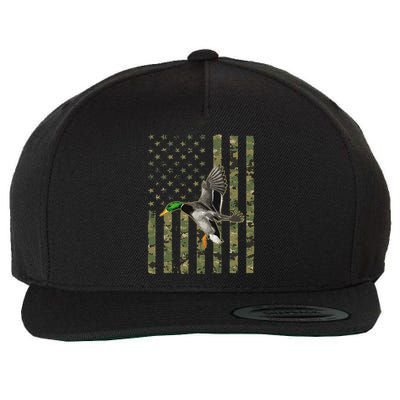 Duck Hunting Design Goose Hunt Duck Hunter Wool Snapback Cap