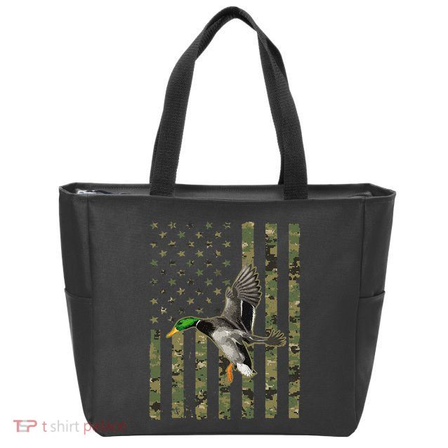 Duck Hunting Design Goose Hunt Duck Hunter Zip Tote Bag