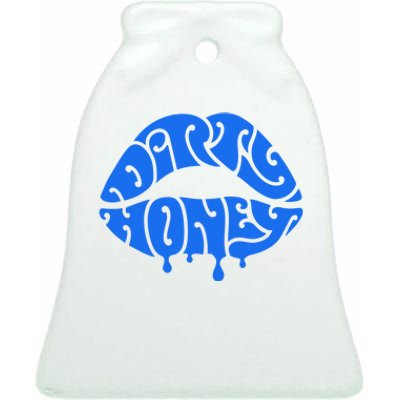 Dirty Honey Ceramic Bell Ornament