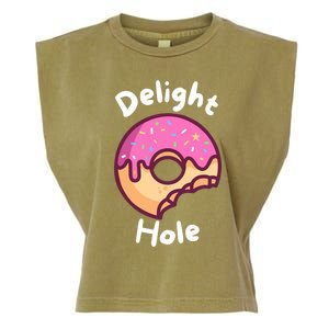 Delight Hole Donut Sprinkles Doughnut Fried Dough Sweet Gift Garment-Dyed Women's Muscle Tee