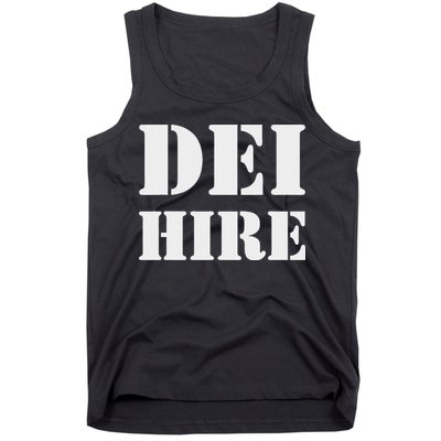 Dei Hire Diversity Equity Inclusion Anti Trump Political Tank Top