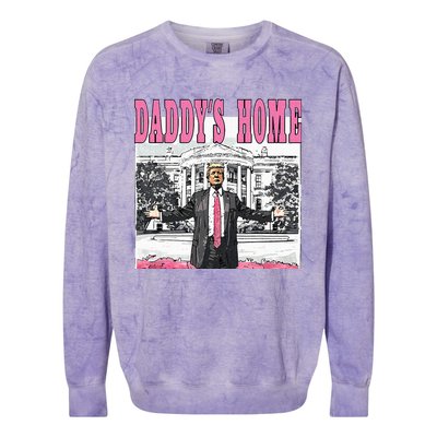 Daddys Home Colorblast Crewneck Sweatshirt