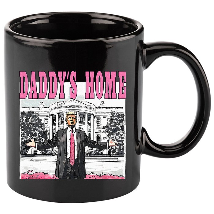 Daddys Home 11oz C Handle Ceramic Mug