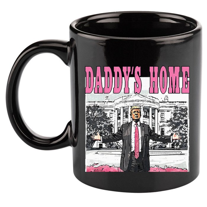 Daddys Home 11oz C Handle Ceramic Mug