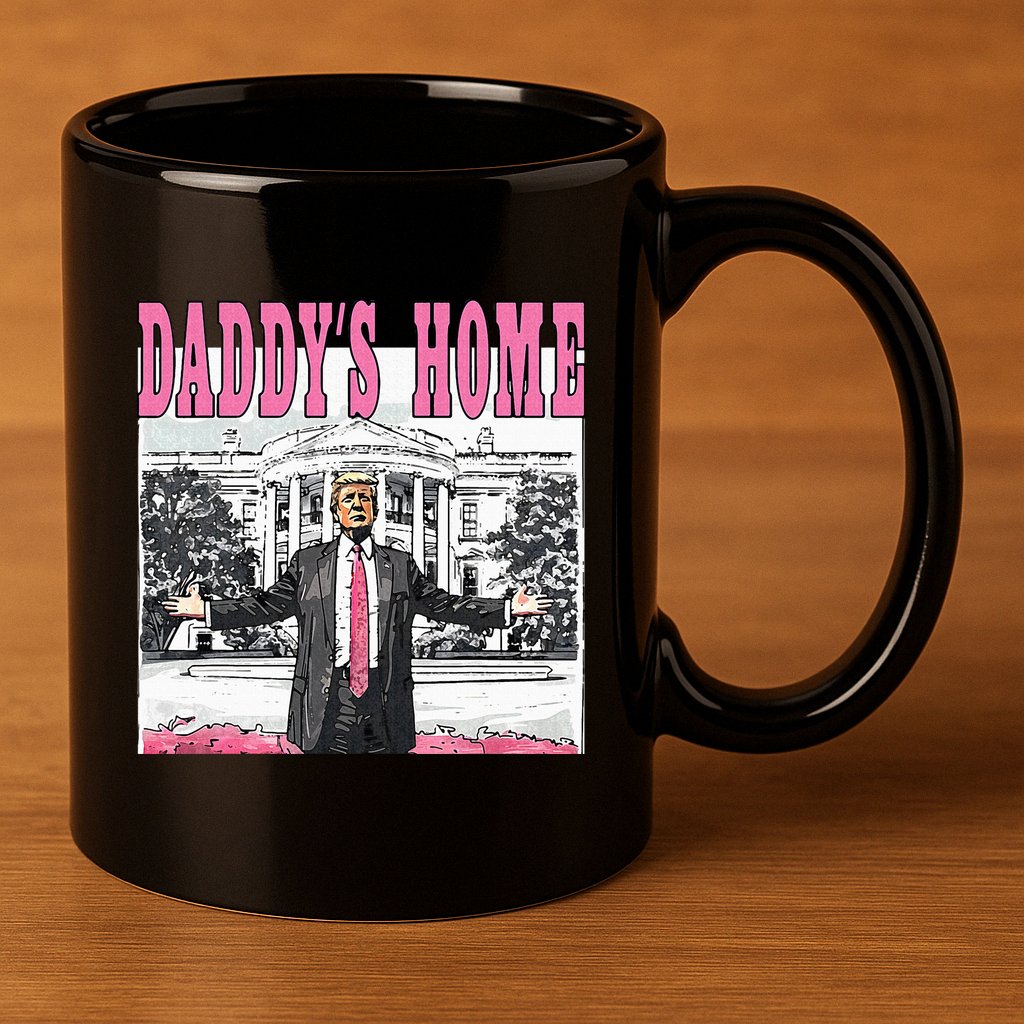 Daddys Home 11oz C Handle Ceramic Mug