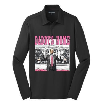 Daddys Home Silk Touch Performance Long Sleeve Polo