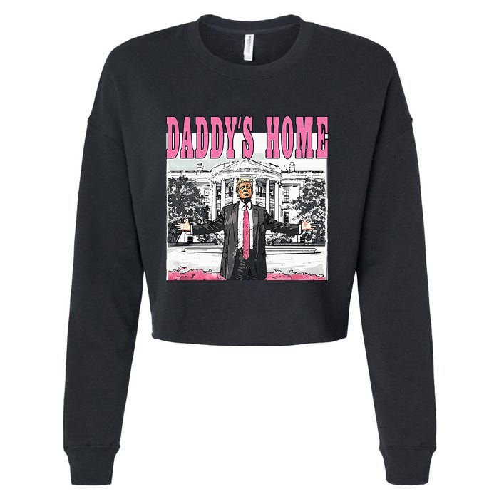 Daddys Home Cropped Pullover Crew