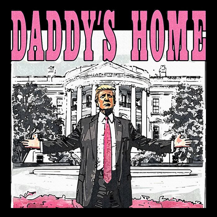 Daddys Home Cropped Pullover Crew