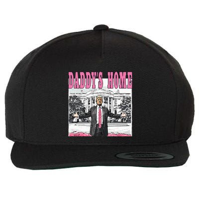 Daddys Home Wool Snapback Cap