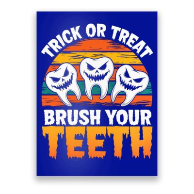 Dental Halloween Dentist Gift Poster