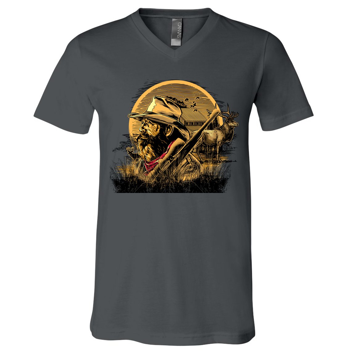 Deer Hunter V-Neck T-Shirt