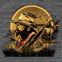Deer Hunter V-Neck T-Shirt