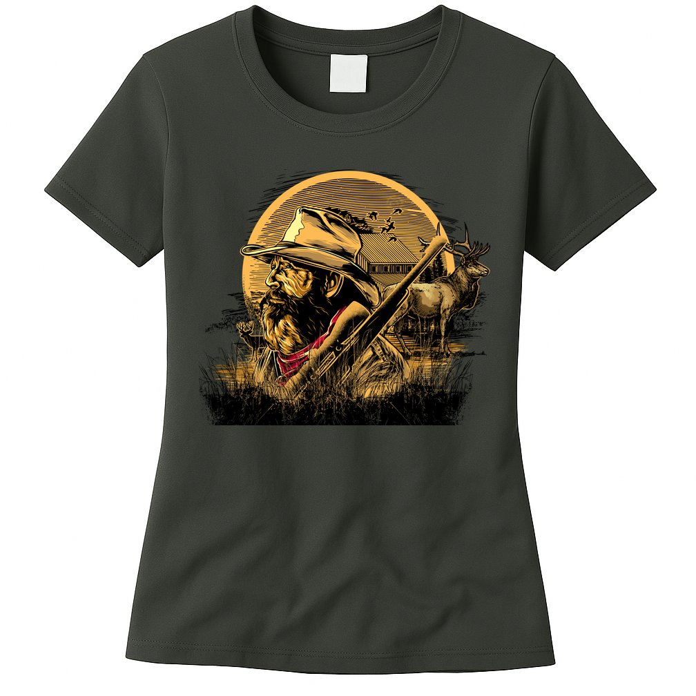 Deer Hunter Womens T-Shirt