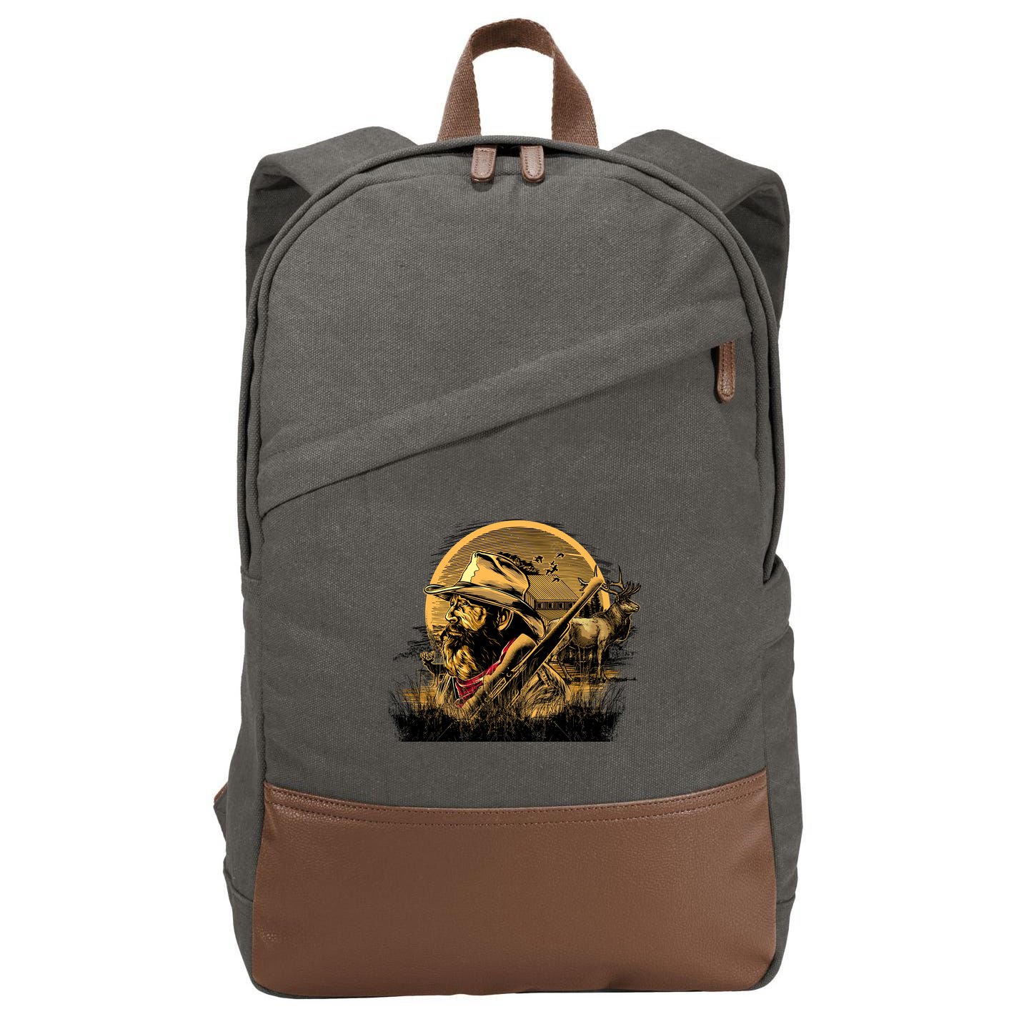 Deer Hunter Cotton Canvas Backpack