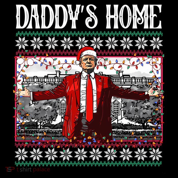 Daddys Home Donald Trump Christmas Bucket Hat