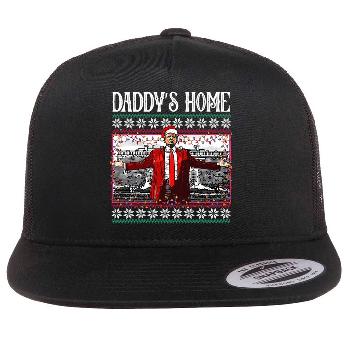 Daddys Home Donald Trump Christmas Flatbill Hat