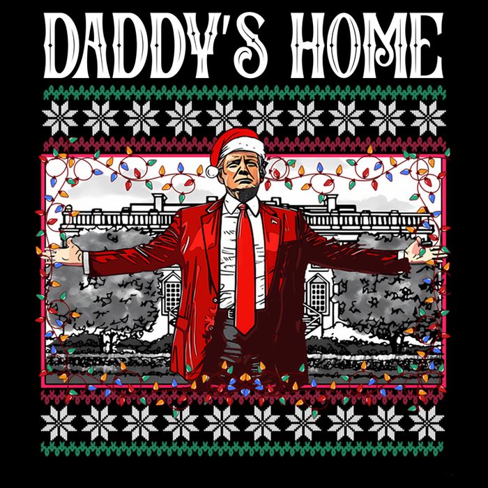 Daddys Home Donald Trump Christmas Flatbill Hat