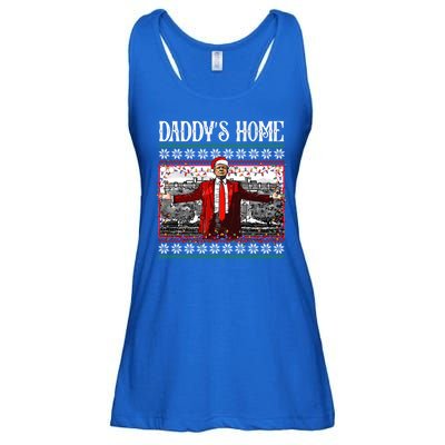 Daddys Home Donald Trump Christmas Ladies Essential Flowy Tank