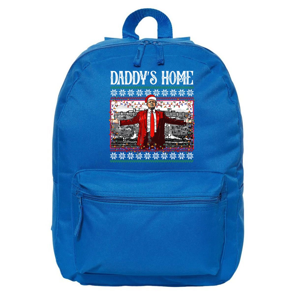 Daddys Home Donald Trump Christmas 16 in Basic Backpack
