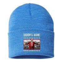 Daddys Home Donald Trump Christmas Sustainable Knit Beanie