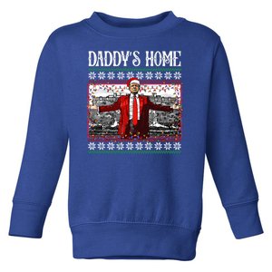 Daddys Home Donald Trump Christmas Toddler Sweatshirt