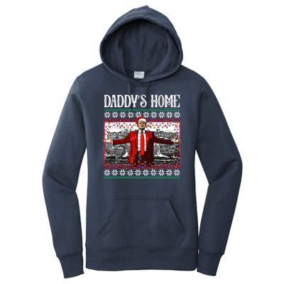 Daddys Home Donald Trump Christmas Women's Pullover Hoodie