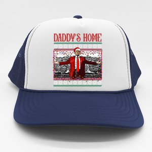 Daddys Home Donald Trump Christmas Trucker Hat